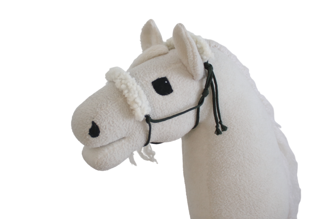 Tummanvihreä, valkoiset pehmusteet