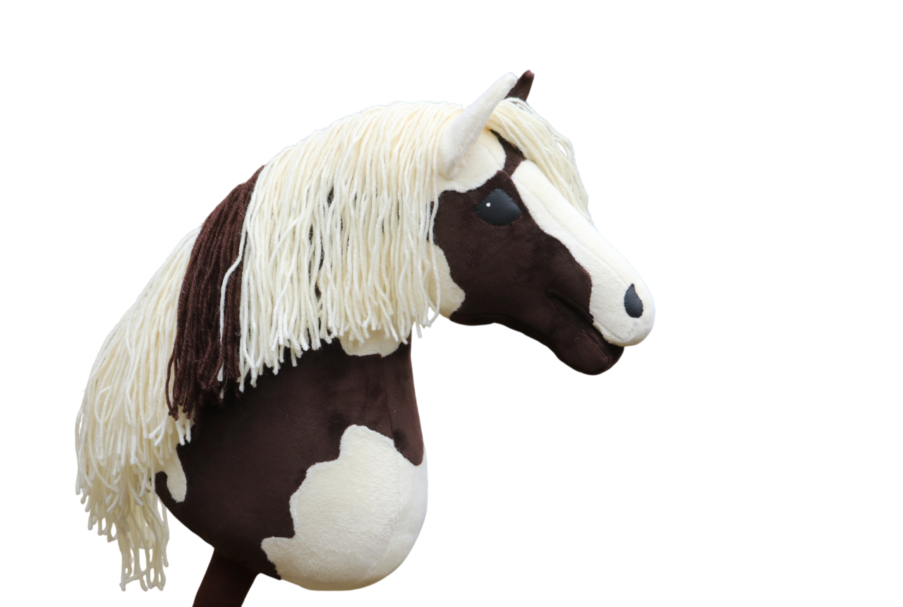 Esimerkki: tummanruskea ja kerma velboa, villasekoite  b & f, kirjava / Example: dark brown and cream velboa, wool blend b & f, pinto